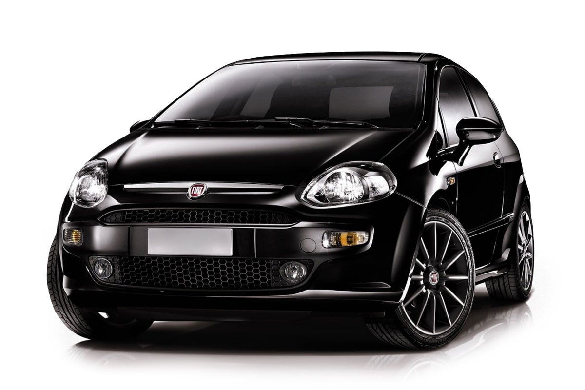 Fiat Punto 2011 Black - TEX Car Rental Belgrade